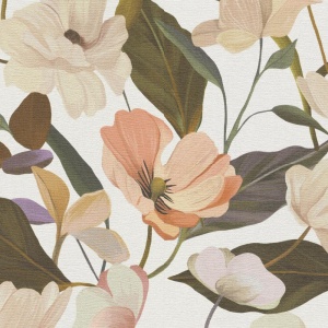 Виниловые обои на флизелиновой основе Erismann Secret Garden Erismann Белый