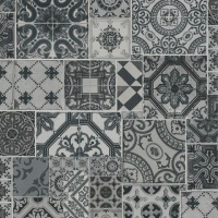 Вінілові шпалери на флізеліновій основі P+S International Collage Сіро-чорний 42506-20