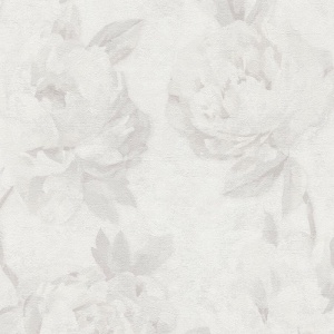 Виниловые обои на флизелиновой основе AS Creation Flower Symphony Серый
