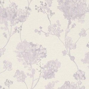 Виниловые обои на флизелиновой основе Rasch Florentine 2017 Сиреневый