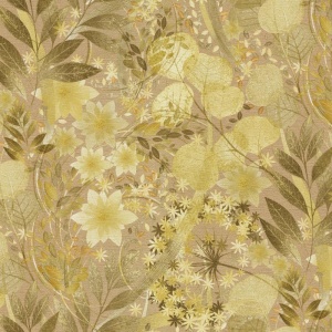 Виниловые обои на флизелиновой основе Erismann Secret Garden Erismann Желтый