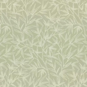 Виниловые обои на флизелиновой основе Rasch Novella Зеленый