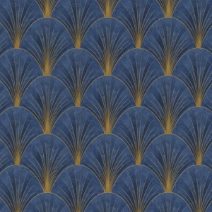 Виниловые обои на флизелиновой основе Erismann Elle Decoration 4 Синий