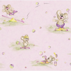 Бумажные обои Rasch Piccolo Розовый