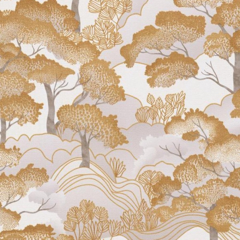 Виниловые обои на флизелиновой основе Erismann Elle Decoration 4 Золотой