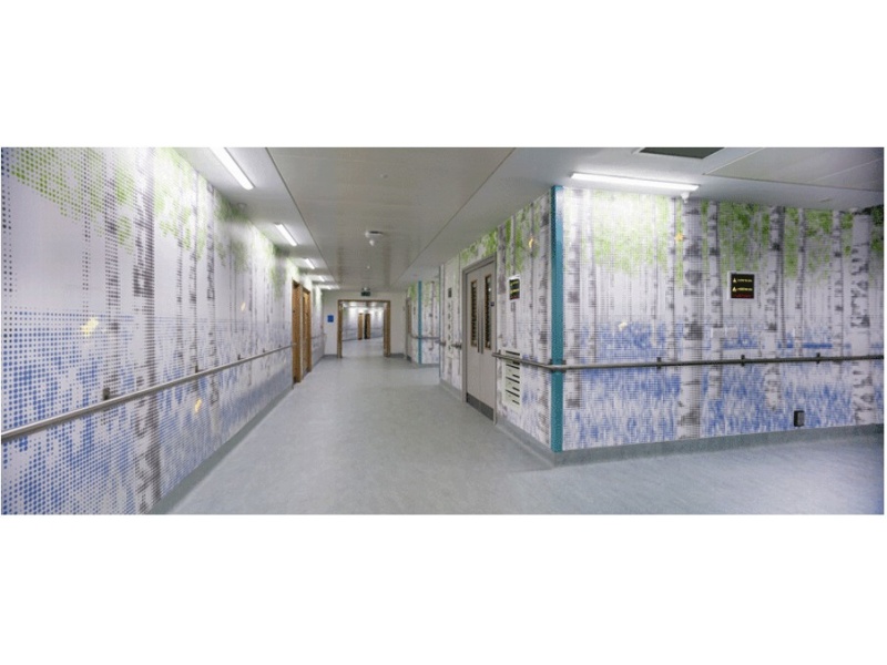 Интерактивные LED-обои для коридоров детских больниц